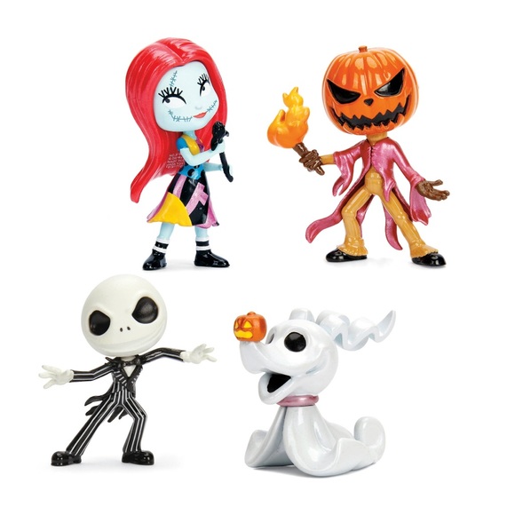 Tim Burton’s The Nightmare Before Christmas Figures 4-Pack 2.5” MetalFigs Set - Picture 3 of 3
